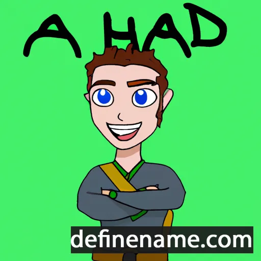 Áedh cartoon