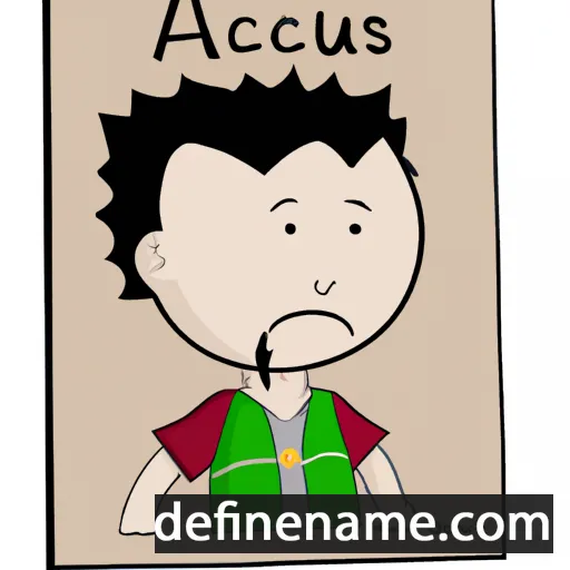 Acacius cartoon