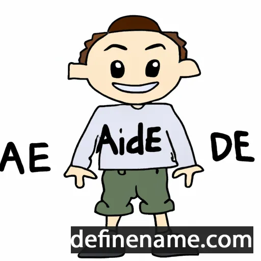 cartoon of the name Ade