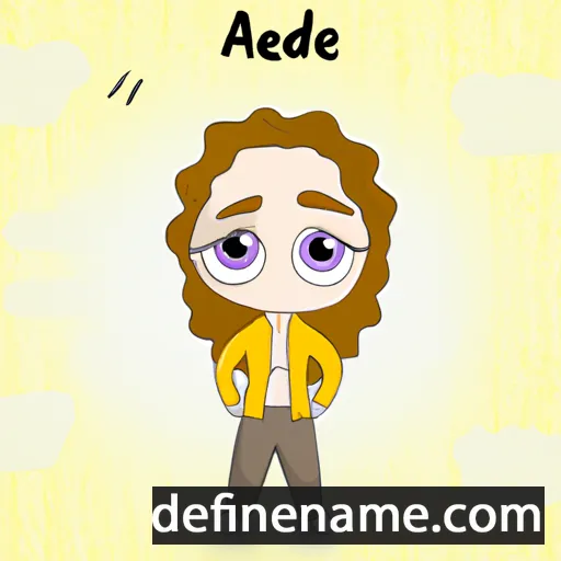 Adelė cartoon