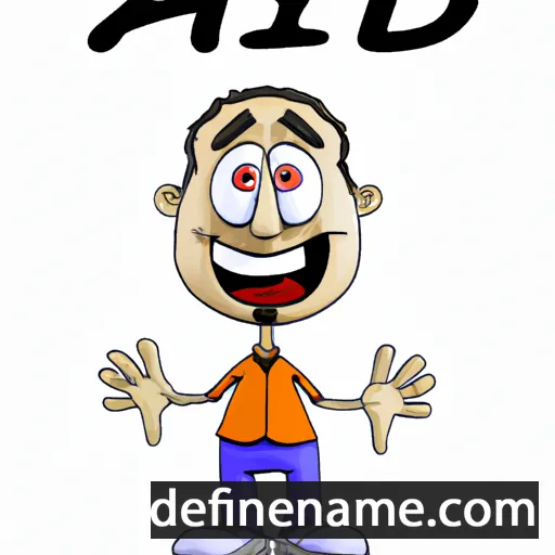 cartoon of the name Adi