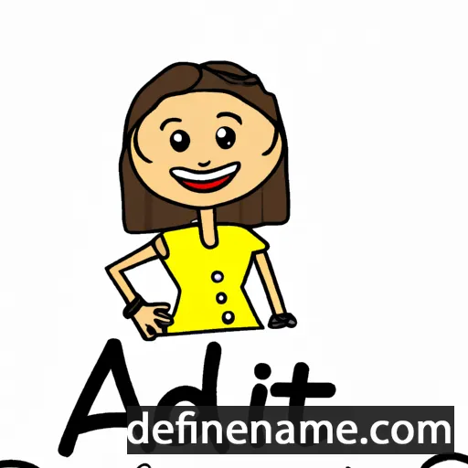 Aditi cartoon