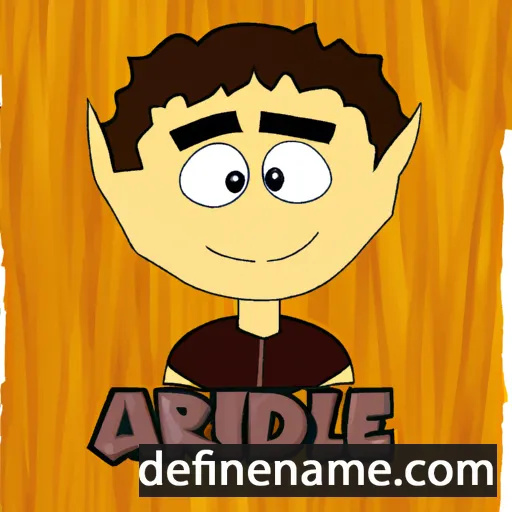 Adriel cartoon