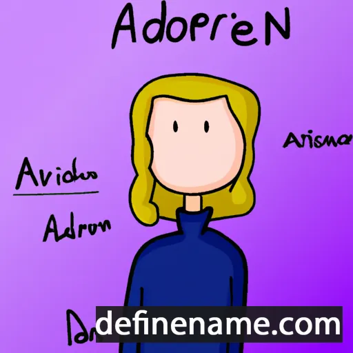 Adrienn cartoon