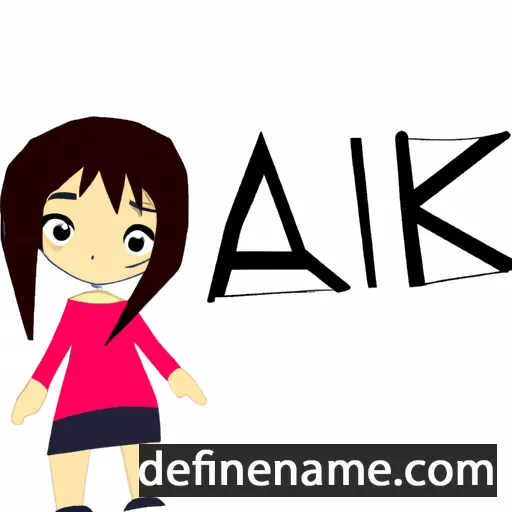 Áki cartoon