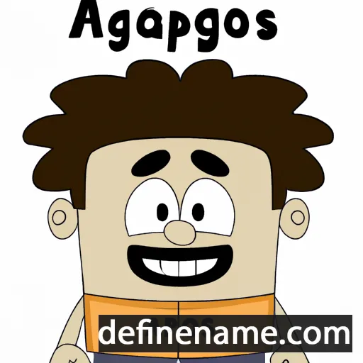 Agapios cartoon