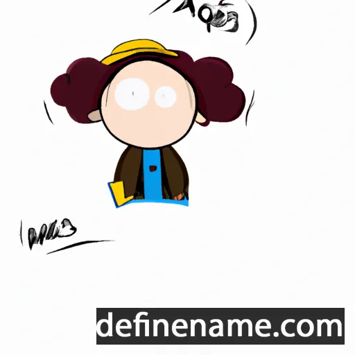 Agnès cartoon