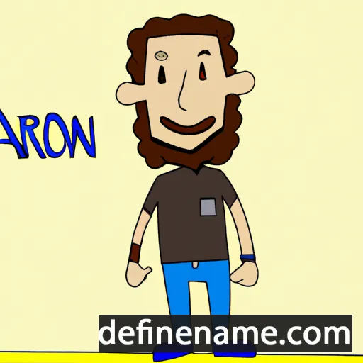 Aharon cartoon