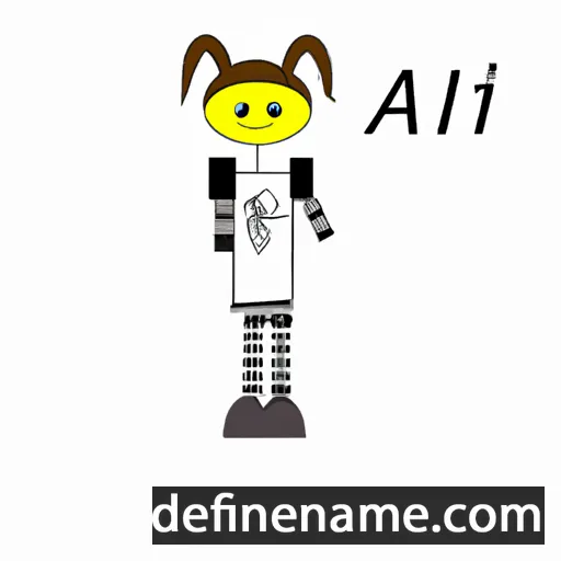 cartoon of the name Ai