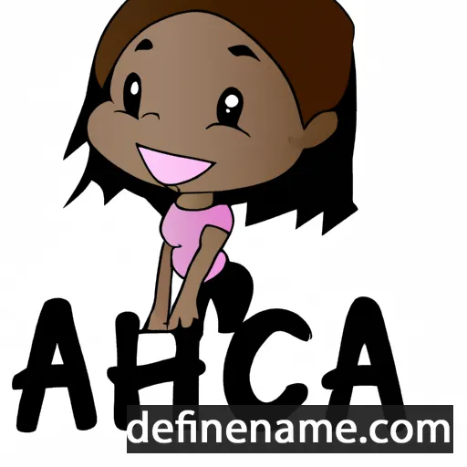 Aïcha cartoon