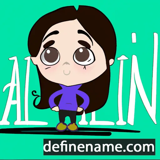 Ailín cartoon