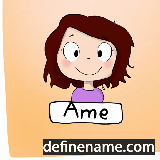 Aimée cartoon