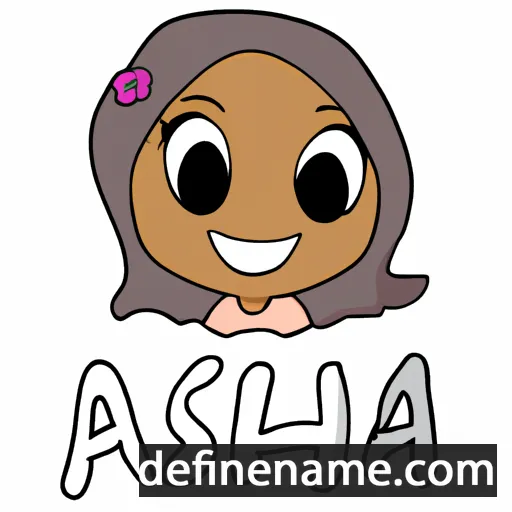 Aisha cartoon