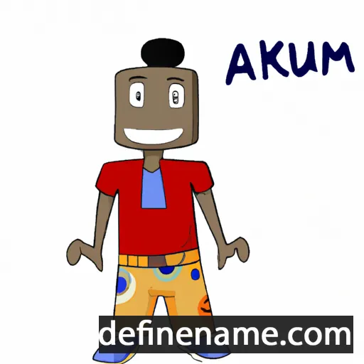 Akamu cartoon