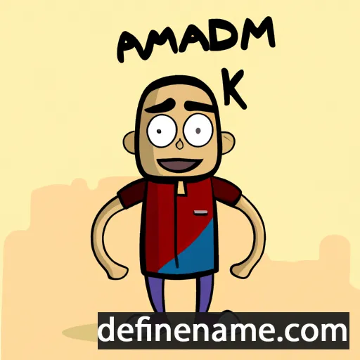 Akmad cartoon