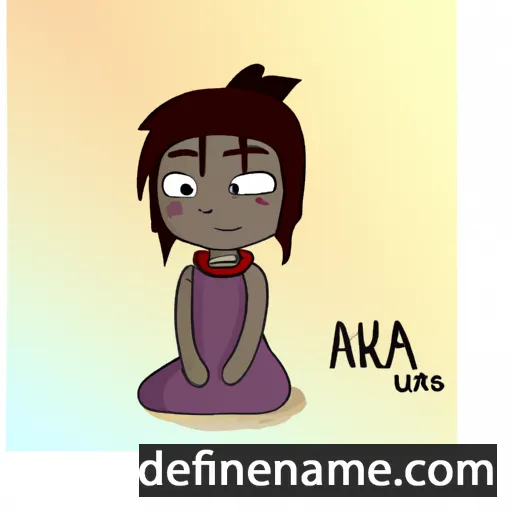 Akua cartoon