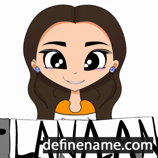 Alana cartoon