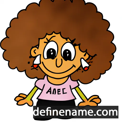 cartoon of the name Alberte