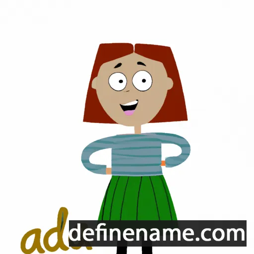 cartoon of the name Alda