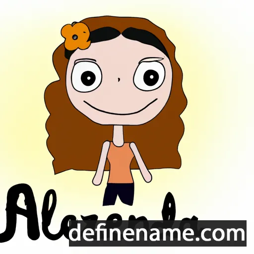 Alejandra cartoon