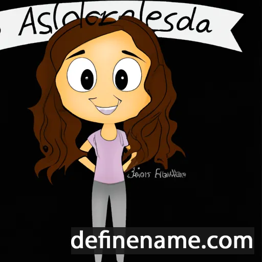 Alessandra cartoon