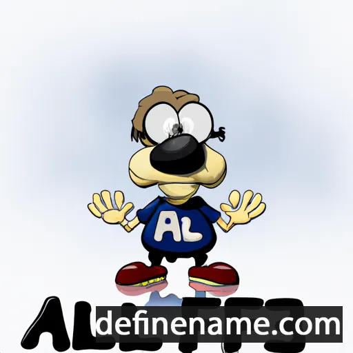 cartoon of the name Alf