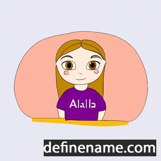 Aliisa cartoon