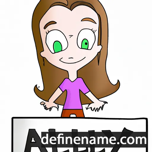 cartoon of the name Ally