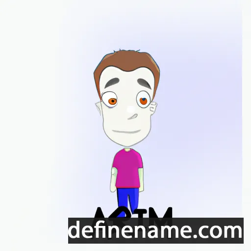 cartoon of the name Almir