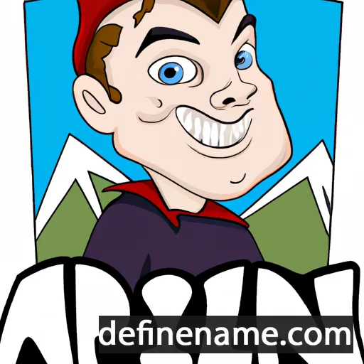 Alpin cartoon