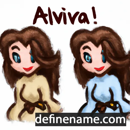 Alvina cartoon