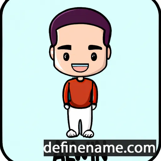 Alwin cartoon