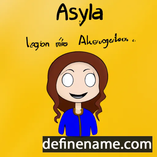 Alysa cartoon