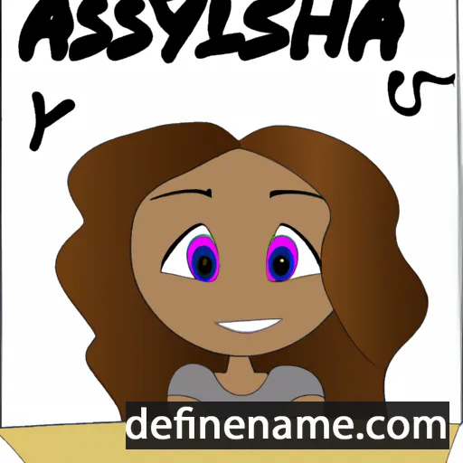 Alysha cartoon