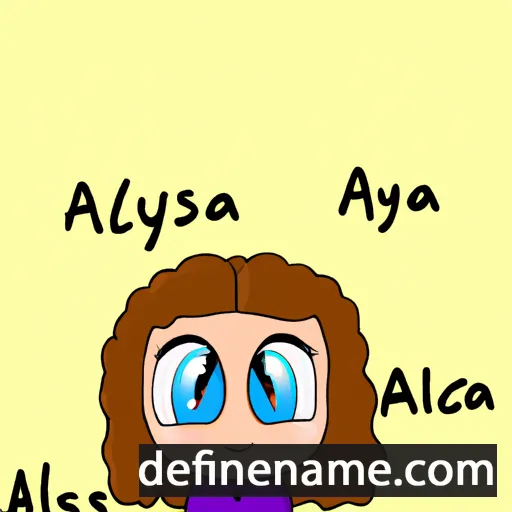 Alysia cartoon