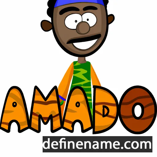 Amadou cartoon