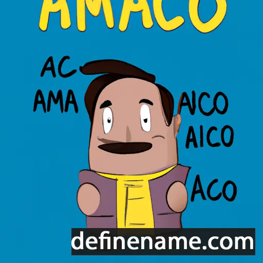 Amancio cartoon