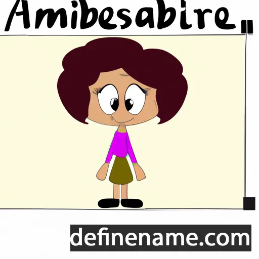 Ambrosine cartoon