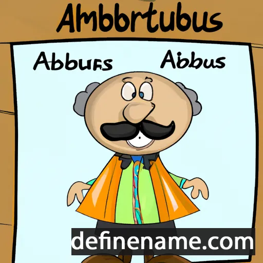 Ambrosius cartoon