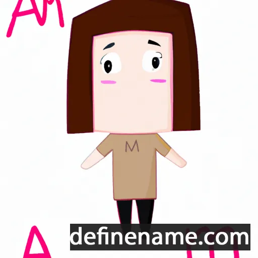 cartoon of the name Ami