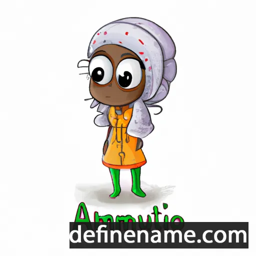 Aminatou cartoon