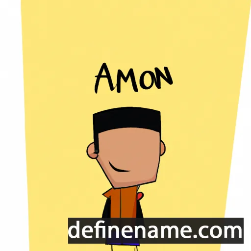 Amon cartoon