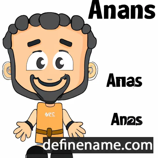 Ananias cartoon