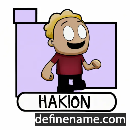 Håkon cartoon