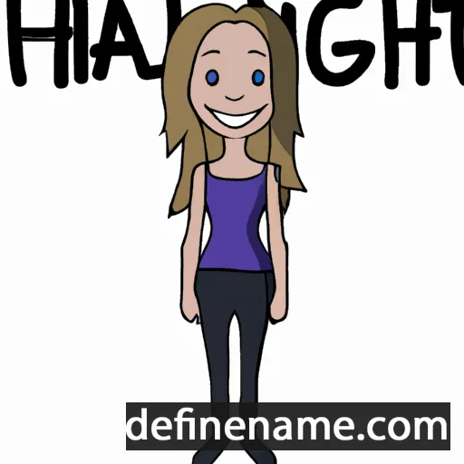 Haleigh cartoon