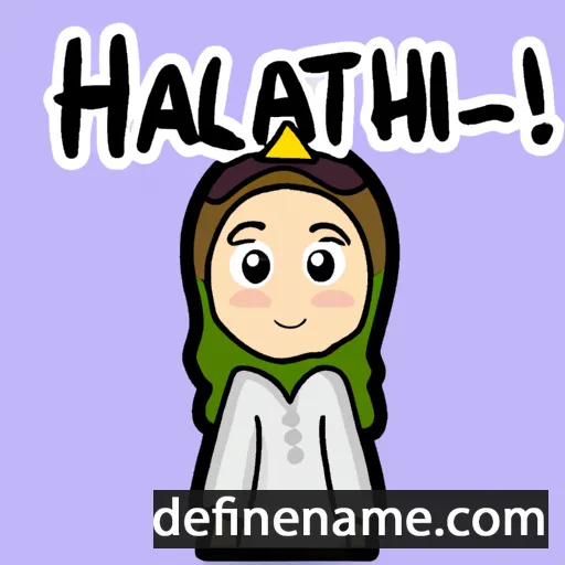 Halimat cartoon