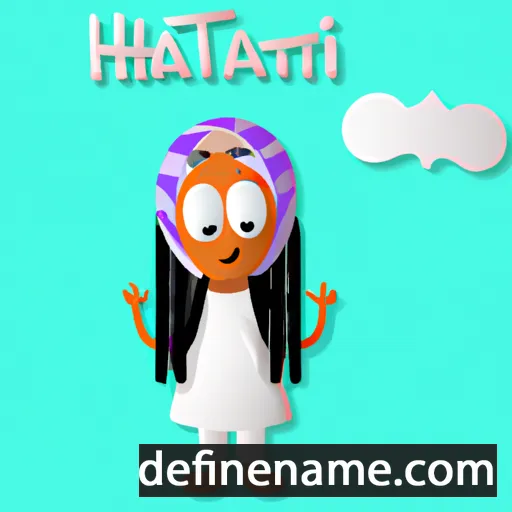 Halimatu cartoon