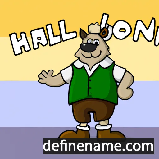 Hallbjörn cartoon