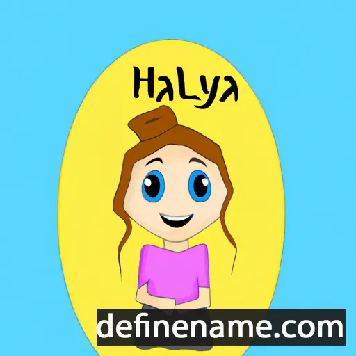 Halyna cartoon