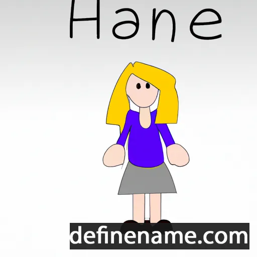 Hanne cartoon